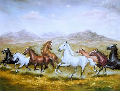 unknow artist Horses 010 china oil painting image